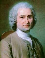 Jean-Jacques Rousseau, (1712-1778) écrivain et philosophe genevois de langue française